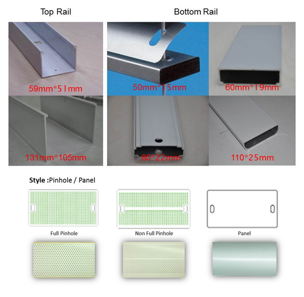 Outdoor Silver Venetians Blinds