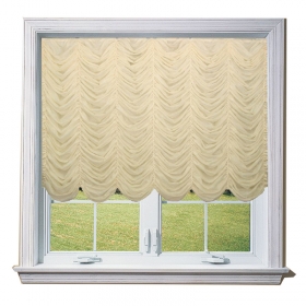 Best Cortina Áustria Puff Cortina Balão Cachoeira Tule Transparente Voile Cortina Romana Supplier